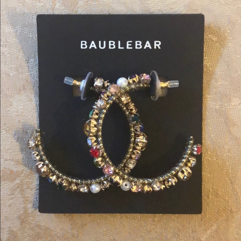 Baublebar hoop earrings